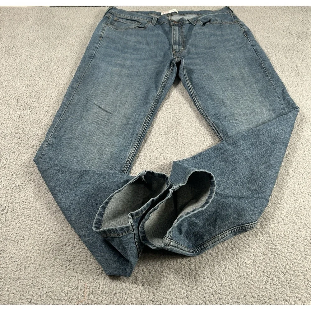Levi's Signature‎ Jeans Mens 38x32 Blue Staright Fit  Stretch Denim